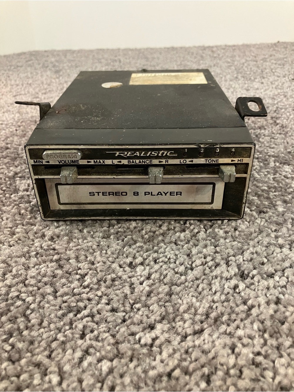 Vintage Realistic Super-Mini Car 8-Track Player 12-1800-Untested
